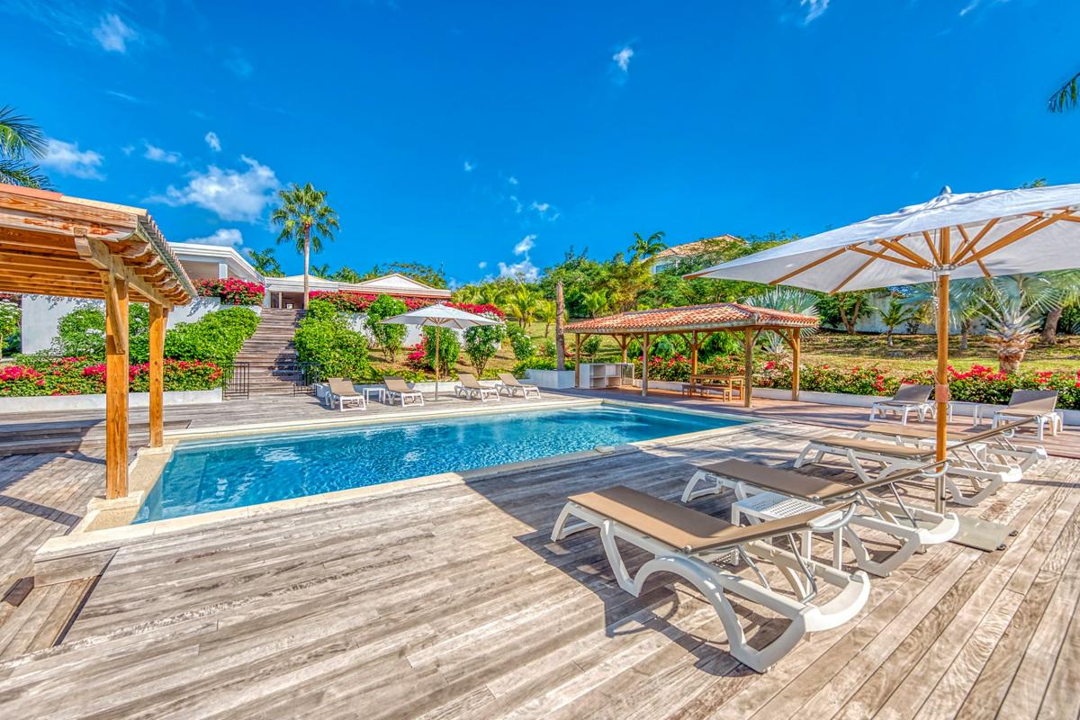 Luxury villa rentals St Martin -  The pool